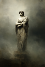 Statue Der Frau In Er Garderobe Mit Mystischer Atmosphaere | Klassisch | Einrichtungsstile