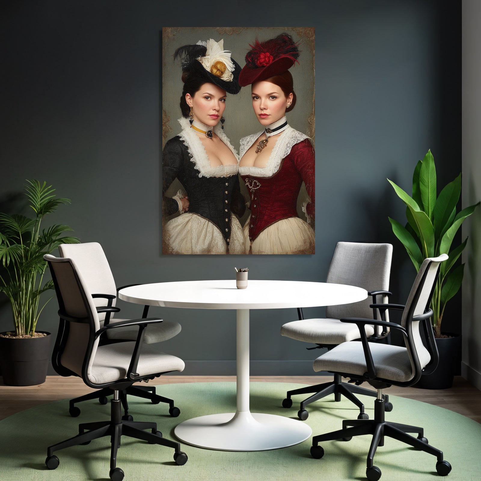 Vintage Frauen Mode 19 Jahrhundert Mit Hueten