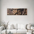 Carved Face Historical Or Mythological Figure