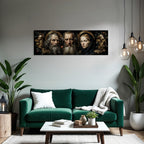 Drei Figuren Kunstberarbeitung Baroque Stil Oriantierte Elemente