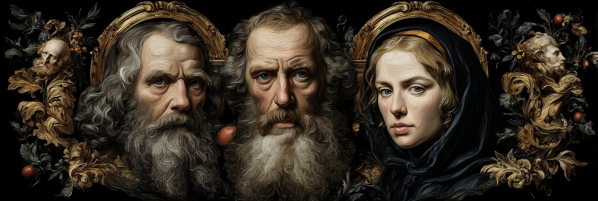 Drei Figuren Kunstberarbeitung Baroque Stil Oriantierte Elemente | Klassisch | Einrichtungsstile