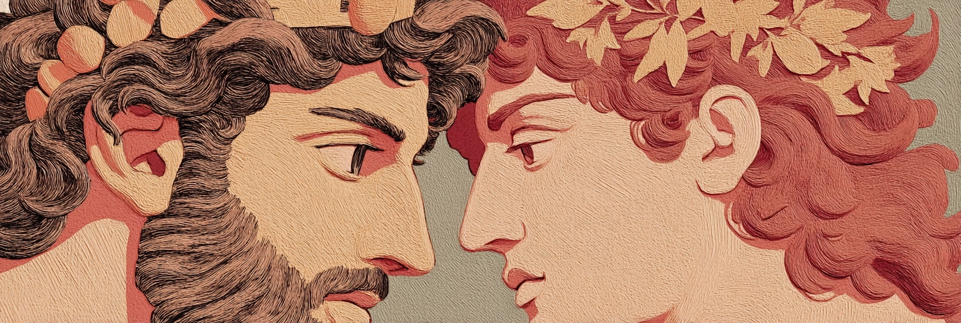 E Figuren Mit Beard Und Blaettern | Klassisch | Einrichtungsstile