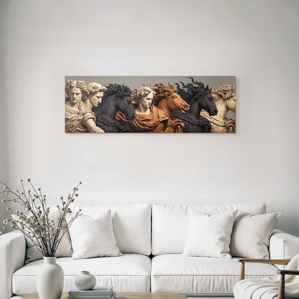 E Skulpturen Hauptszenen Modern Kunstwerk
