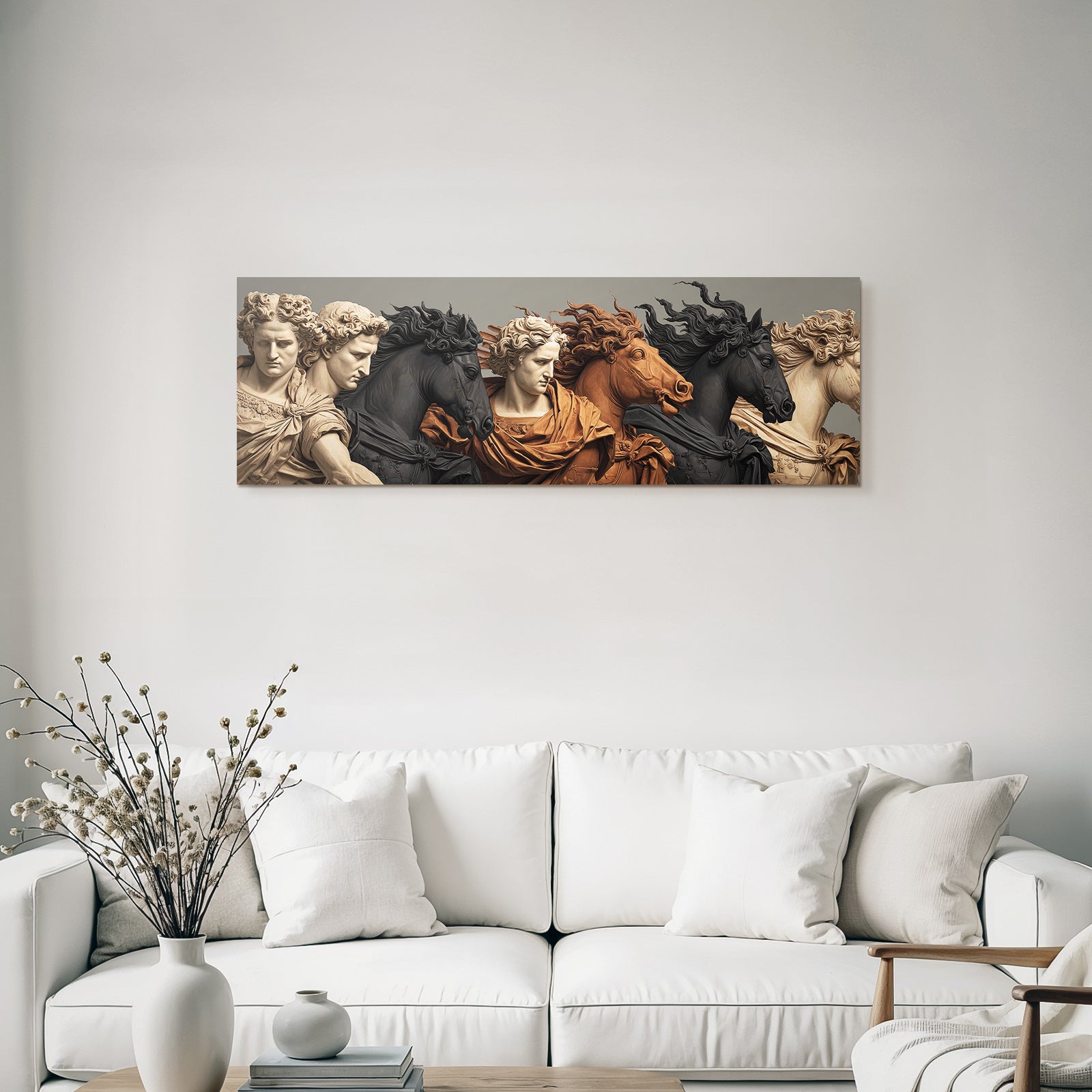 E Skulpturen Hauptszenen Modern Kunstwerk