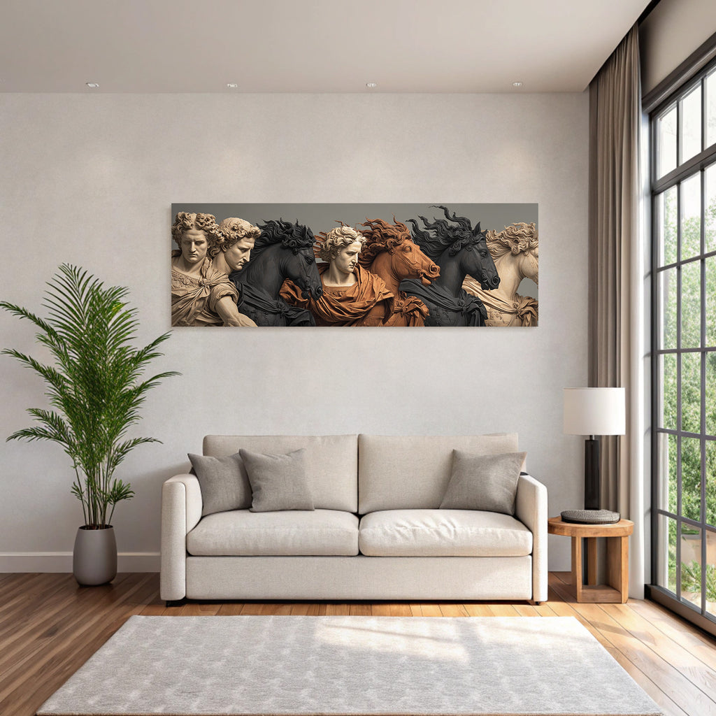 E Skulpturen Hauptszenen Modern Kunstwerk