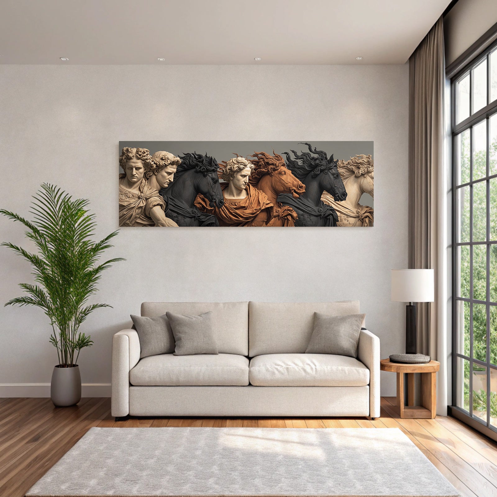 E Skulpturen Hauptszenen Modern Kunstwerk