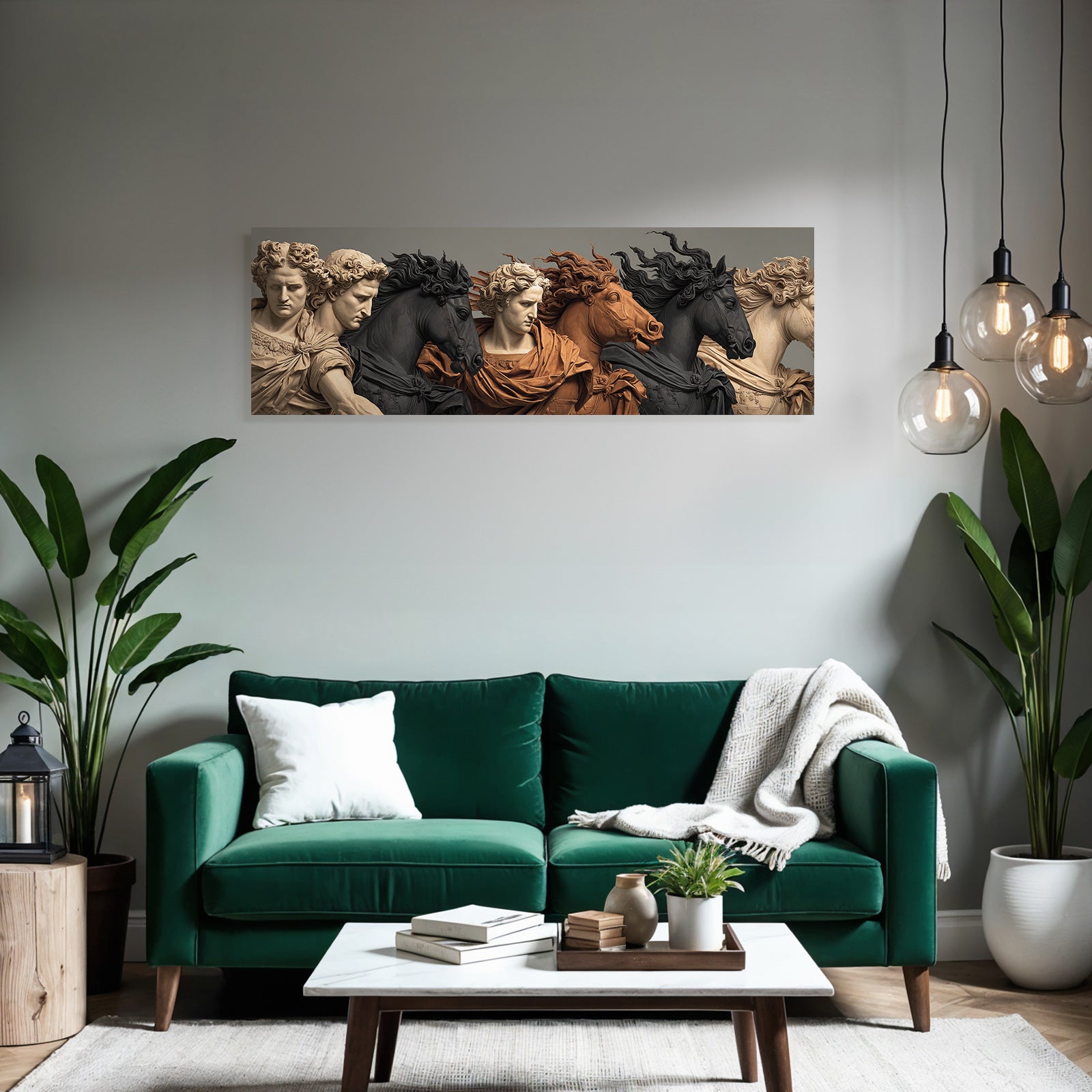 E Skulpturen Hauptszenen Modern Kunstwerk
