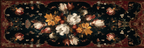 Florales Motiv Auf Dunklem Hintergrund Dekoratives Design | Klassisch | Einrichtungsstile