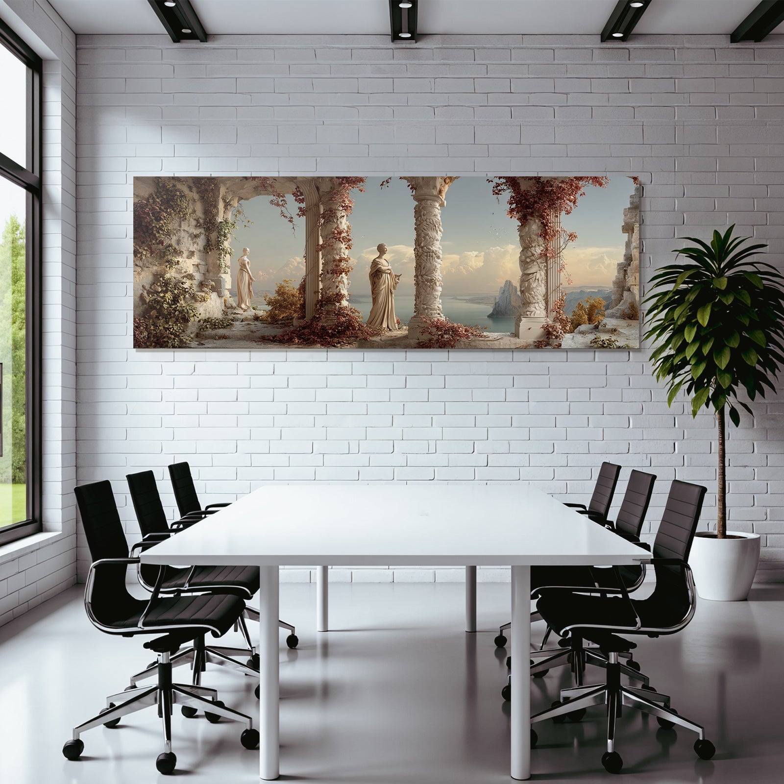 Friedliche E Architektur Natur Harmonie Szenen