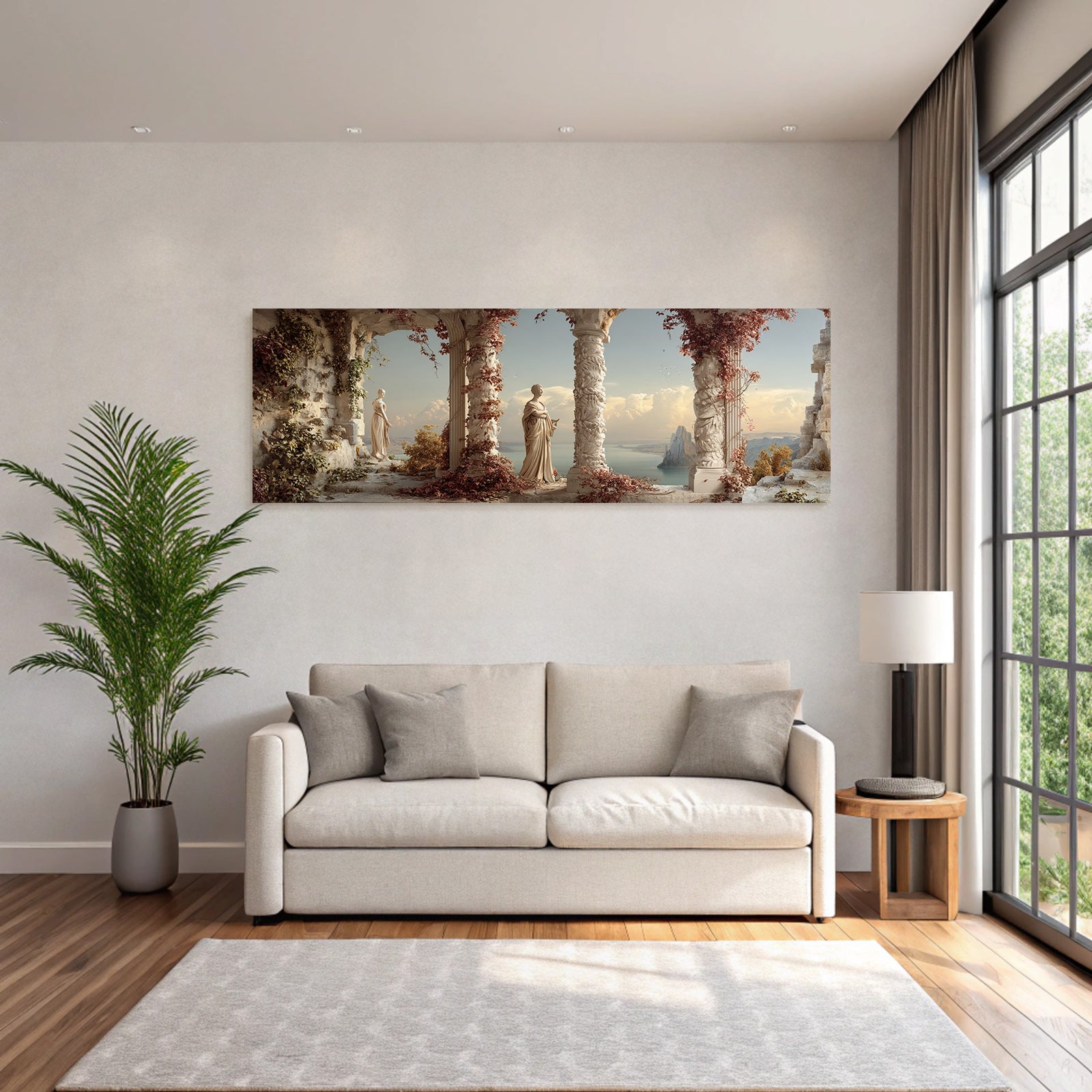 Friedliche E Architektur Natur Harmonie Szenen