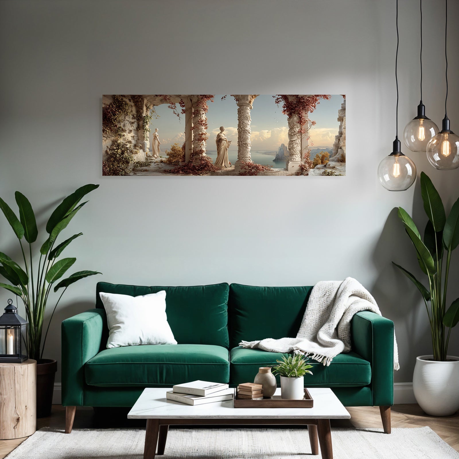 Friedliche E Architektur Natur Harmonie Szenen