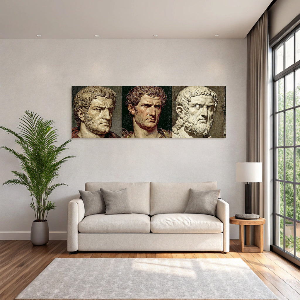 Historische Figuren Stilisierte Darstellungen Romanische Emperoren