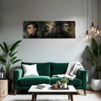 Junge Maenner In Artistischem Abstrakten Panel Style