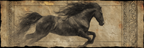 Laufsendes Pferd Vintage Illustration Grazie Kraft | Klassisch | Einrichtungsstile