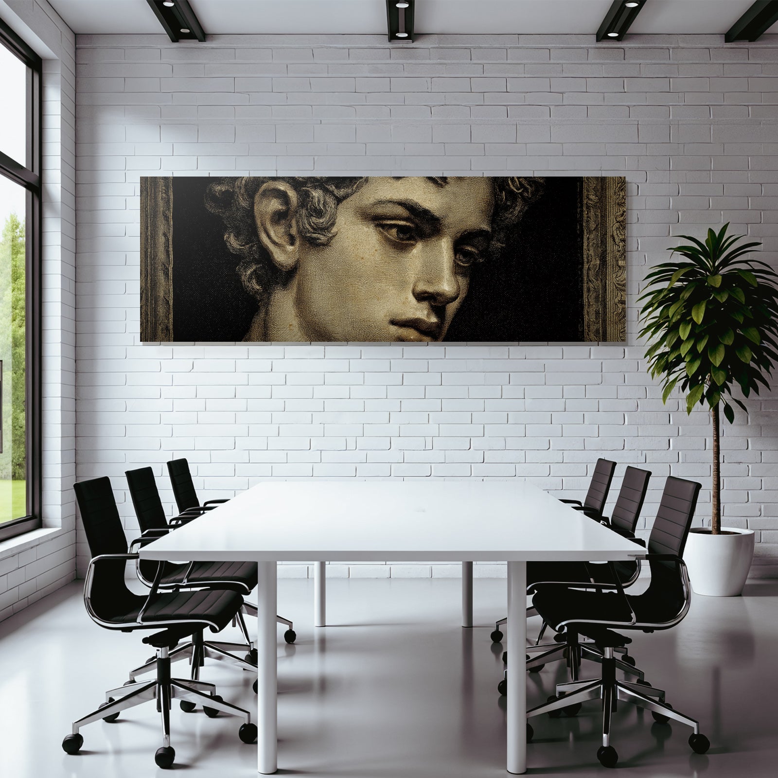 Maennliche Figuren Portrait Inspirierte Von Er Kunst Detaillierte Darstellung