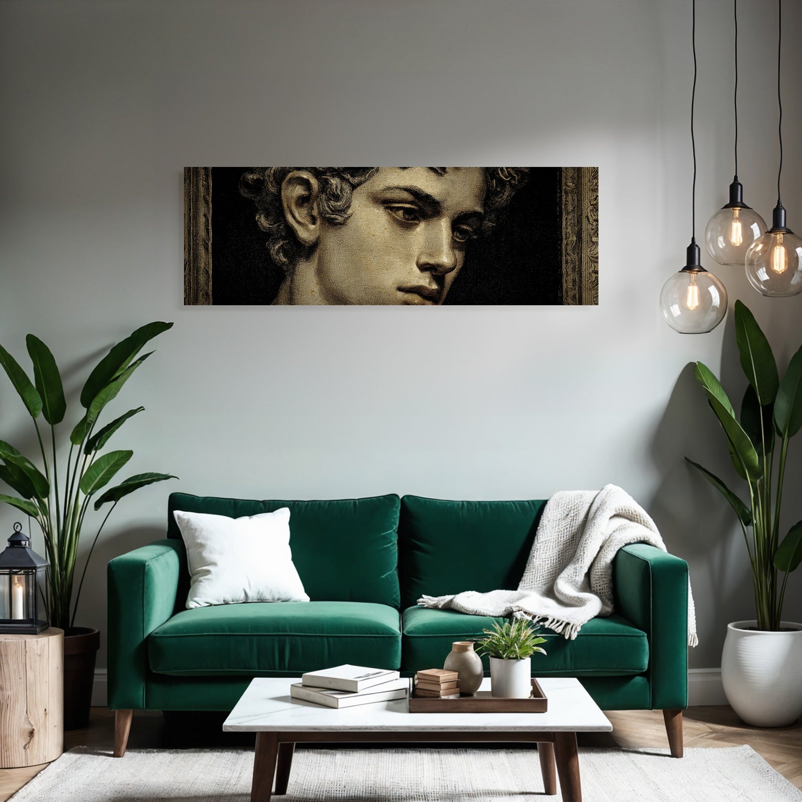 Maennliche Figuren Portrait Inspirierte Von Er Kunst Detaillierte Darstellung