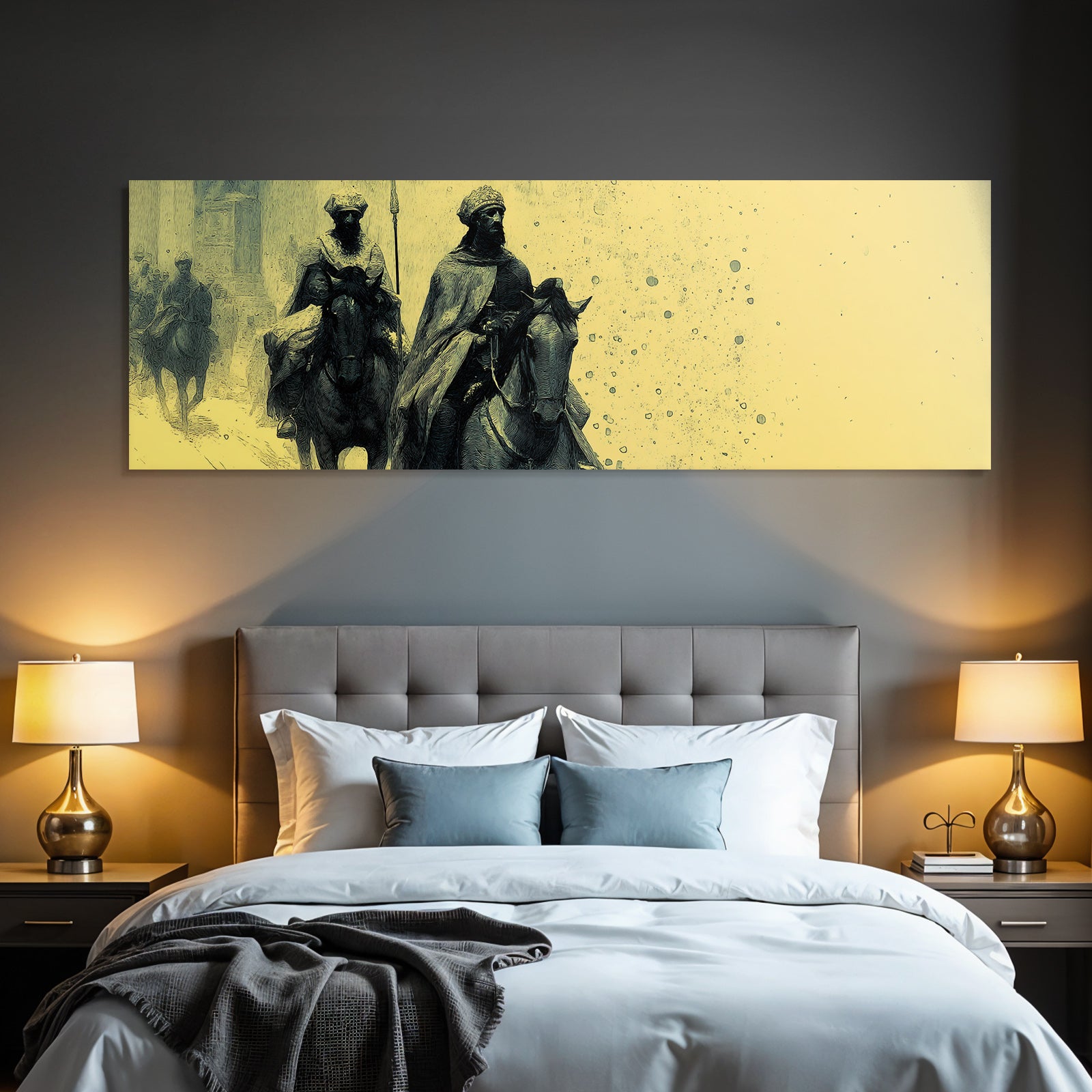 Mounted Figures In Historical Fantasy Setting