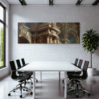 Ornate Architectural Interior Baroque Neoclassical Stil