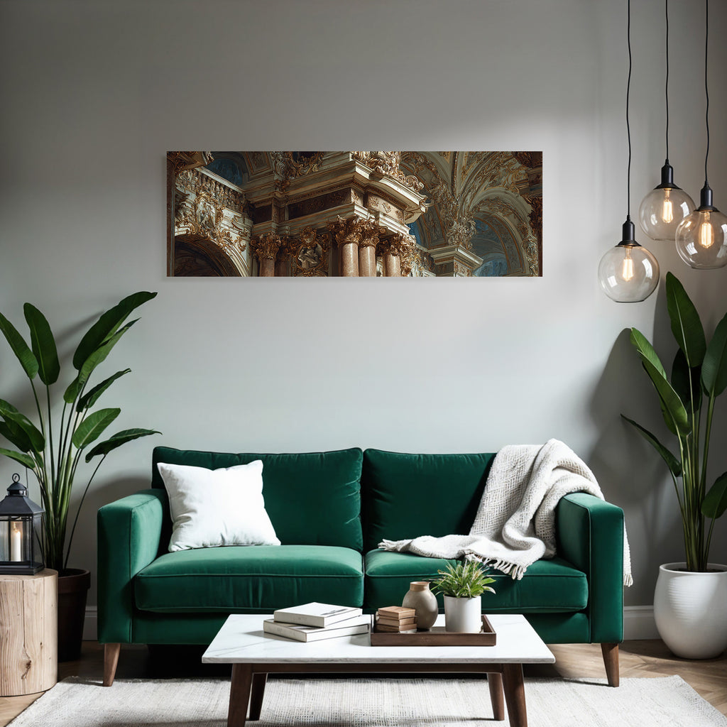 Ornate Architectural Interior Baroque Neoclassical Stil