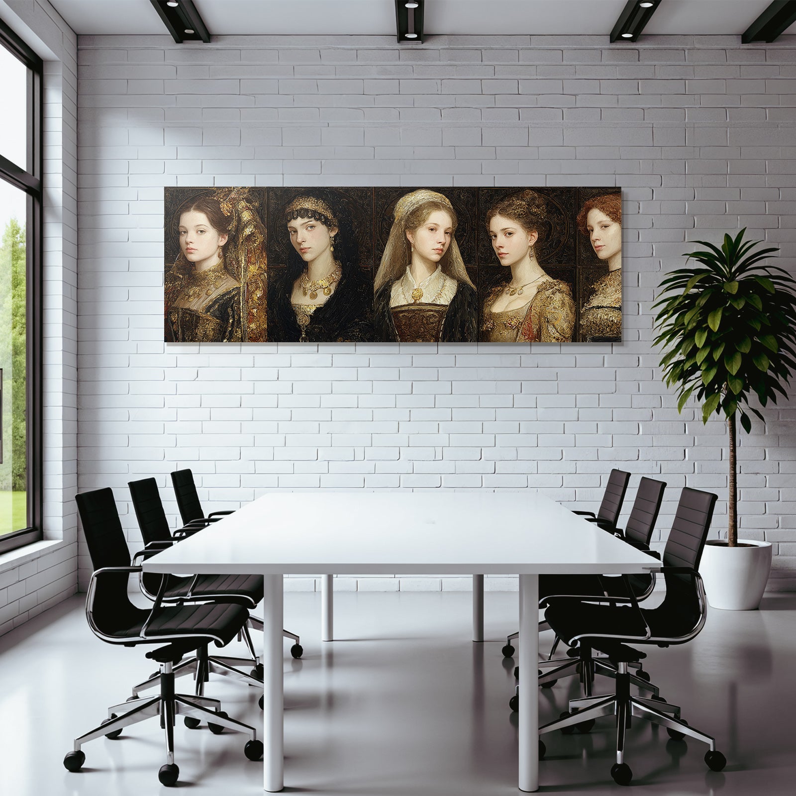Portraits Von Frauen Historische Mode Kultur Aesthetik