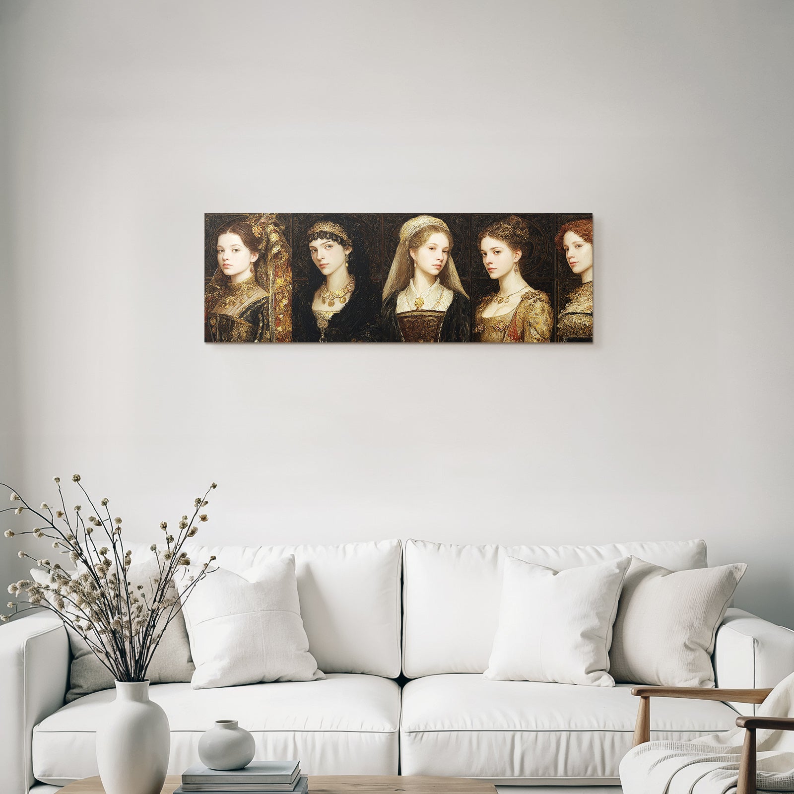 Portraits Von Frauen Historische Mode Kultur Aesthetik