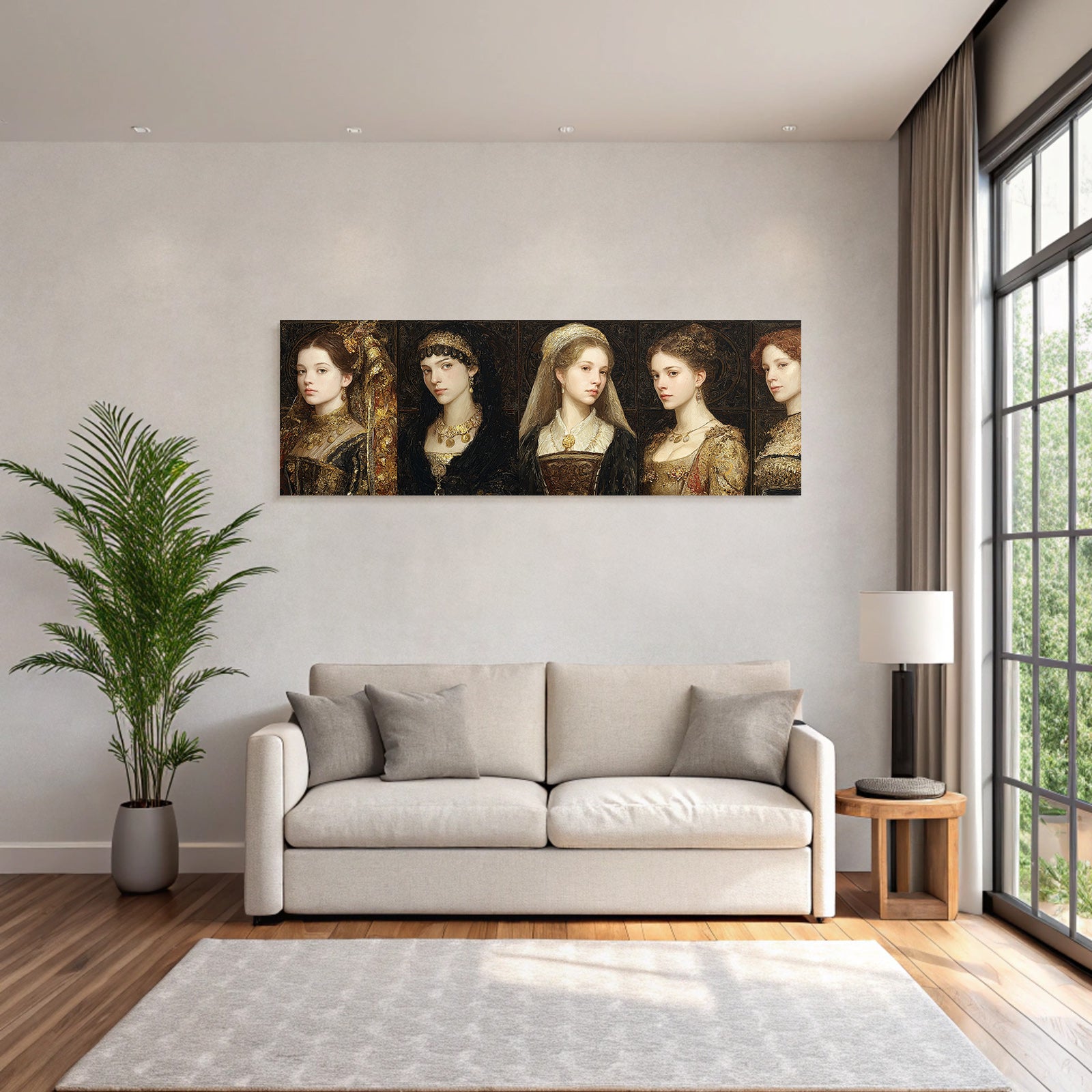 Portraits Von Frauen Historische Mode Kultur Aesthetik