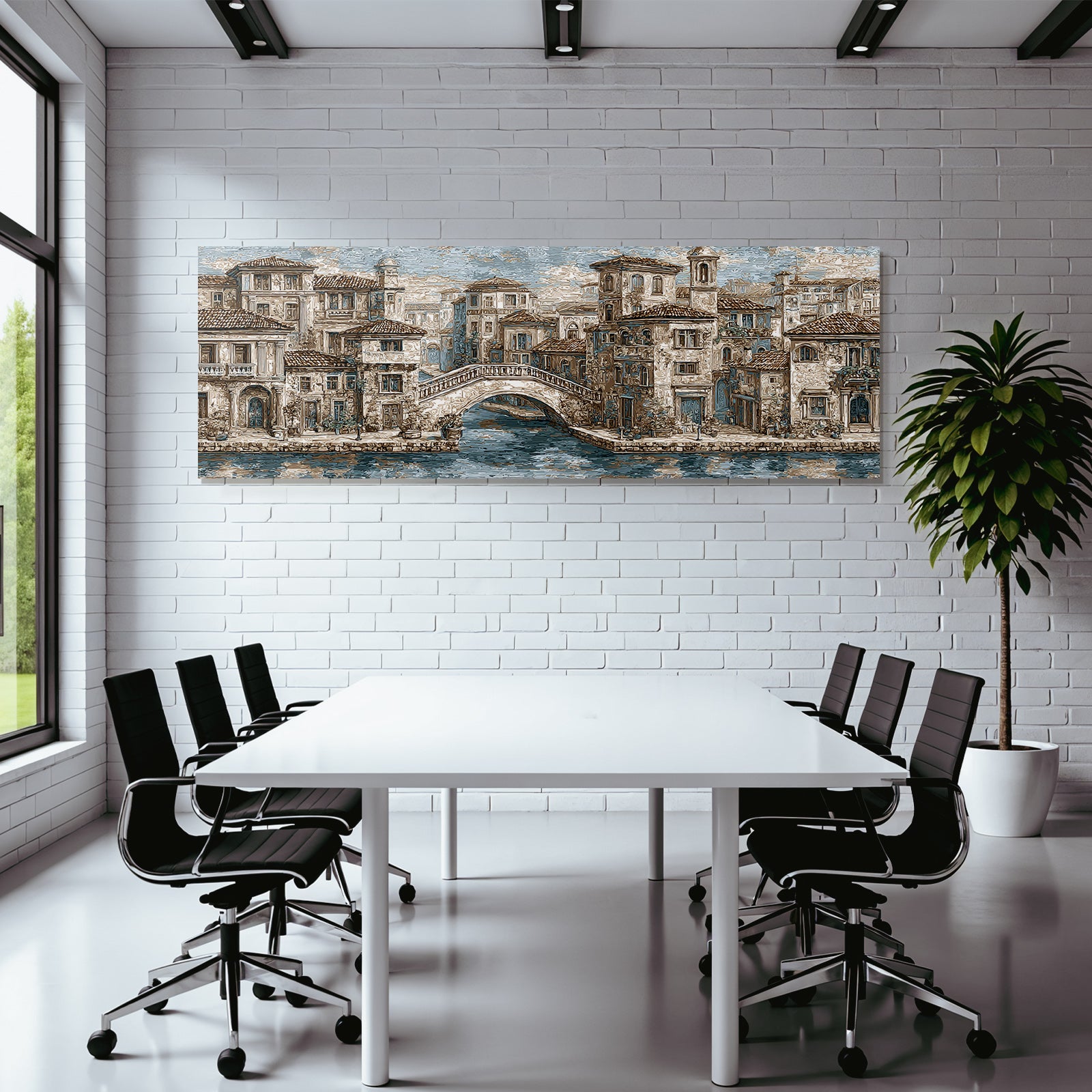 Quaint Waterfront Scene Ornate Buildings Bridge Tranquility Deutsche Stadt