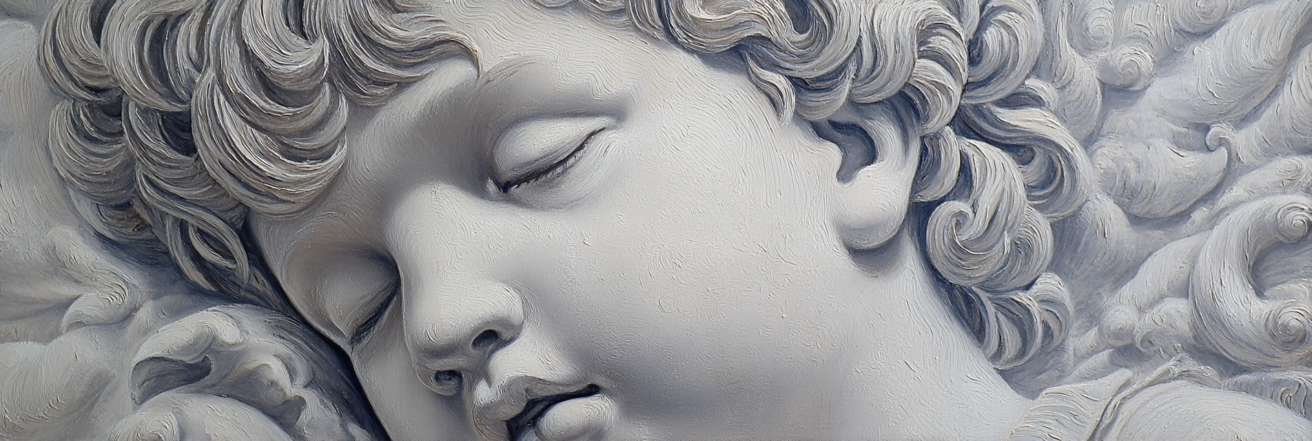 Schlafende Figuren Engel Relief Kunst Naheansicht | Klassisch | Einrichtungsstile