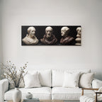 Skulpturen Buesten Historieste Fiktive Figuren