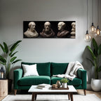 Skulpturen Buesten Historieste Fiktive Figuren