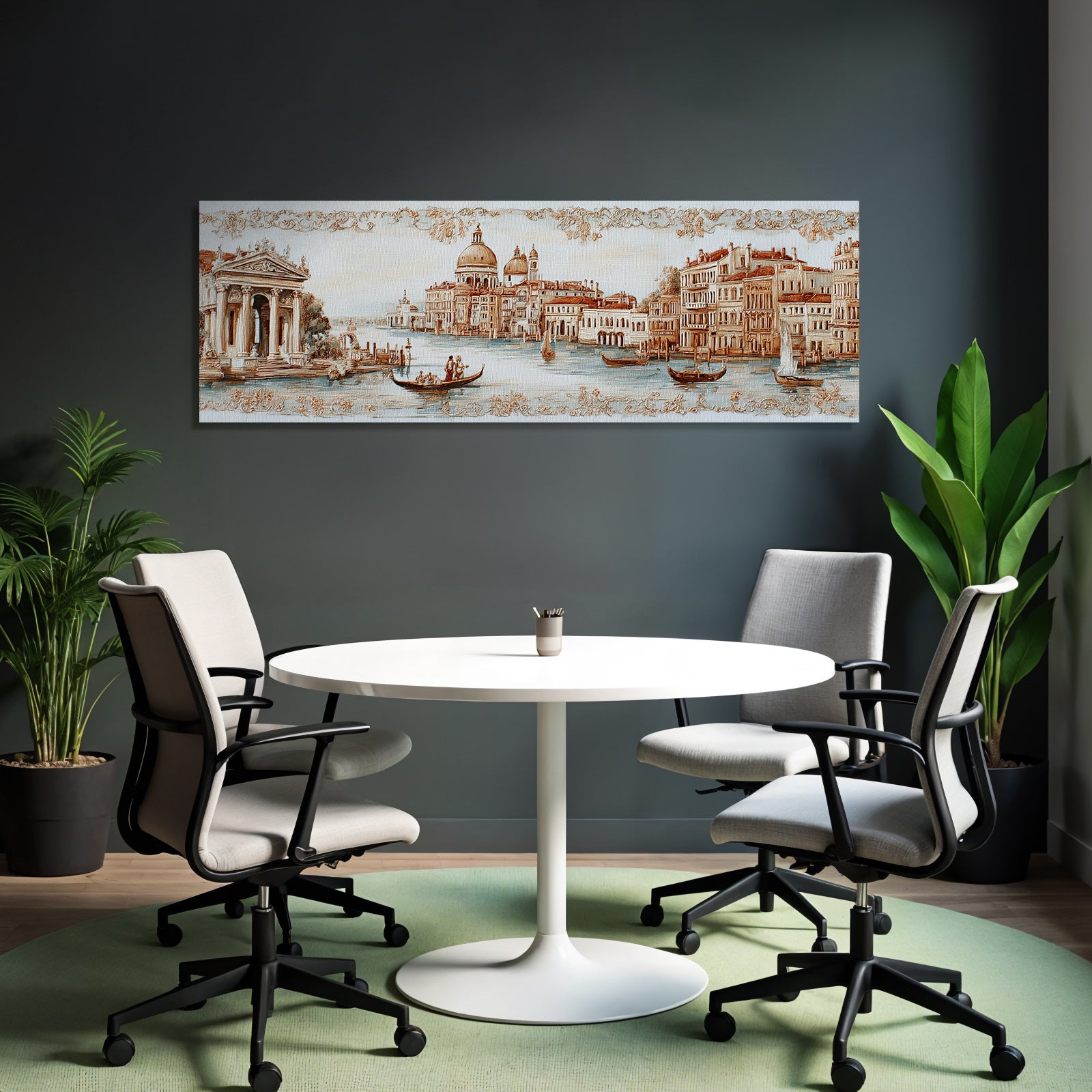 Venezianische Landschaft Gondeln Kanal Dekorativ
