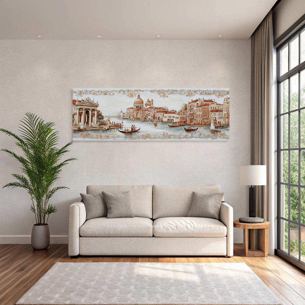 Venezianische Landschaft Gondeln Kanal Dekorativ