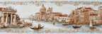 Venezianische Landschaft Gondeln Kanal Dekorativ | Klassisch | Einrichtungsstile