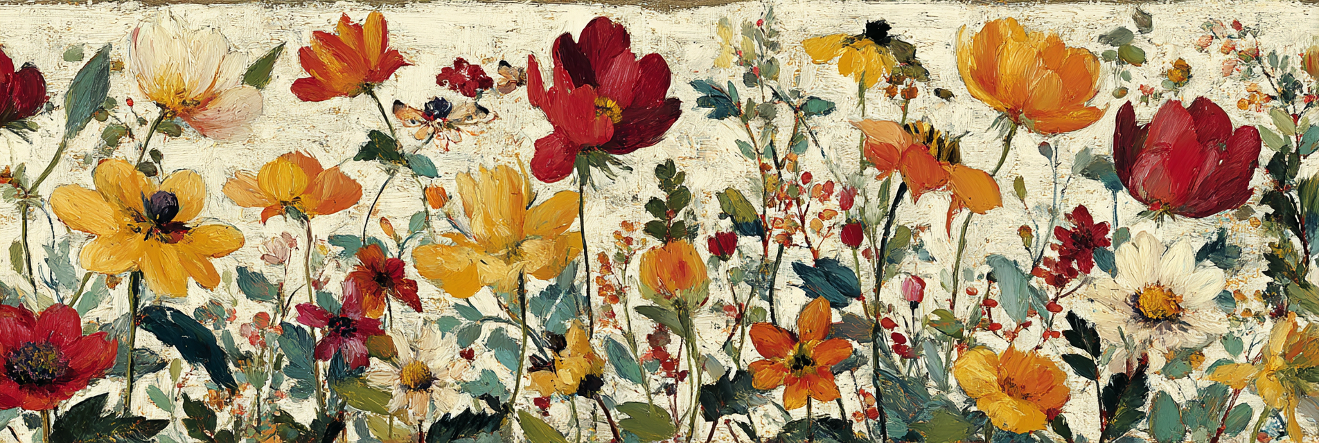 Vibrante Blumen Stillleben Jaehrliches Natuerliches Augegeniss | Klassisch | Einrichtungsstile