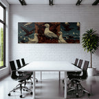Vogel Art Meer Background Kunstwerk