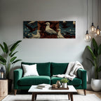 Vogel Art Meer Background Kunstwerk