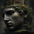 Alter Kopf Mit Vegetation Architektonische Elemente Natur Reclaim | Klassisch | Einrichtungsstile