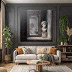 E Architecture Interior With Bust And Ornaments