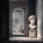 E Architektur Innenraum Mit Bueste Und Ornamenten | Klassisch | Einrichtungsstile