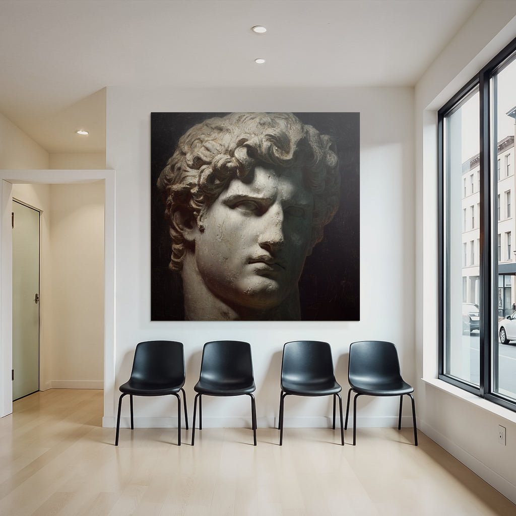 E Sculpture Male Figures Idealized Form Detailed