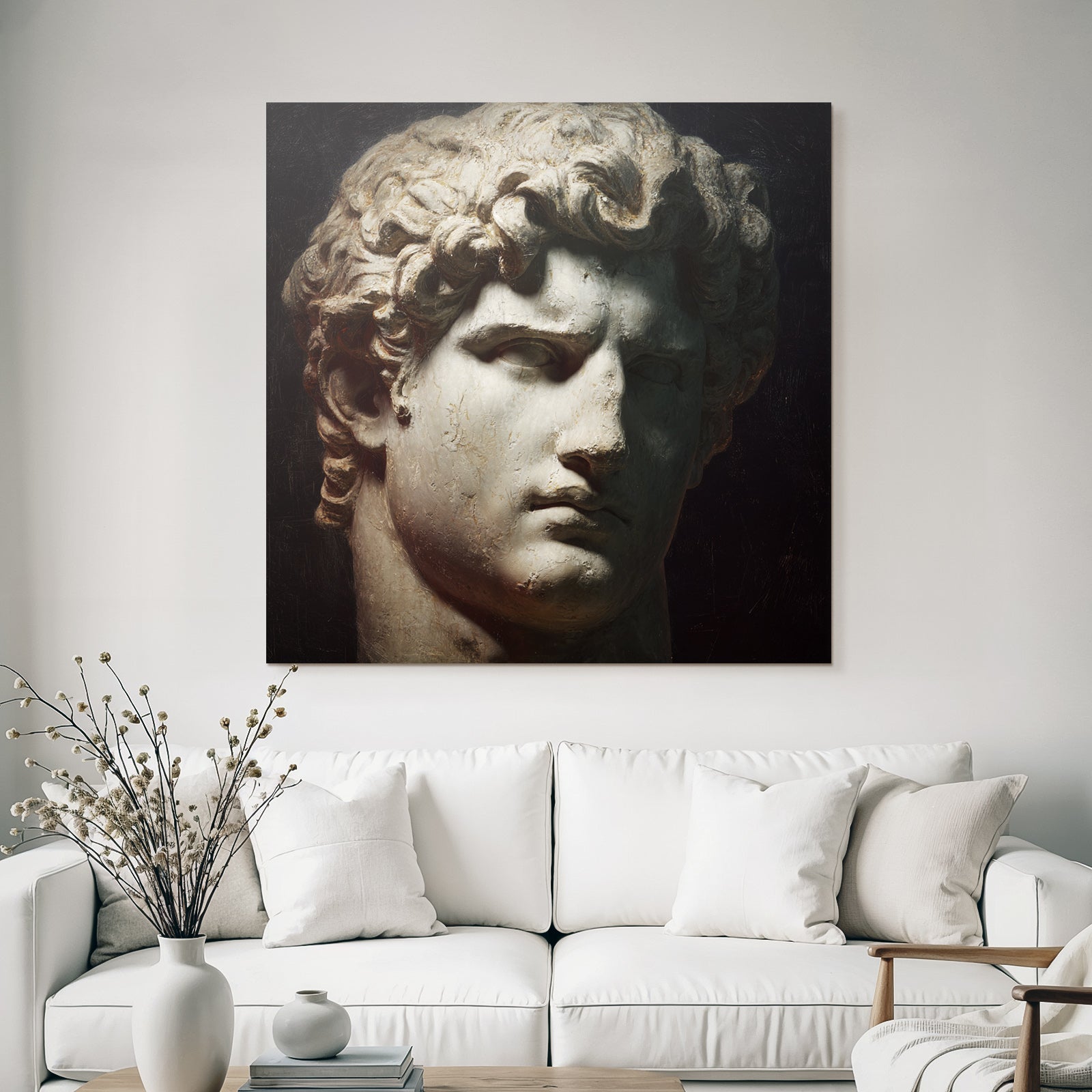 E Sculpture Male Figures Idealized Form Detailed