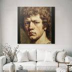 Young Man Portrait Artistic Representation