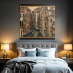 Canal Buildings Venice Picturesque Reflections