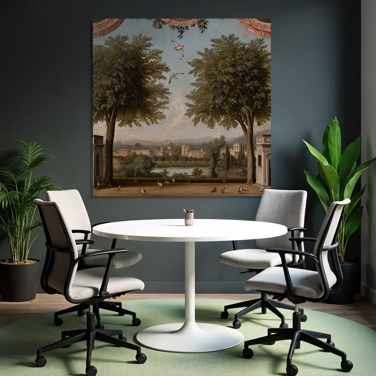 Painting of Nature and Architectural Scenes