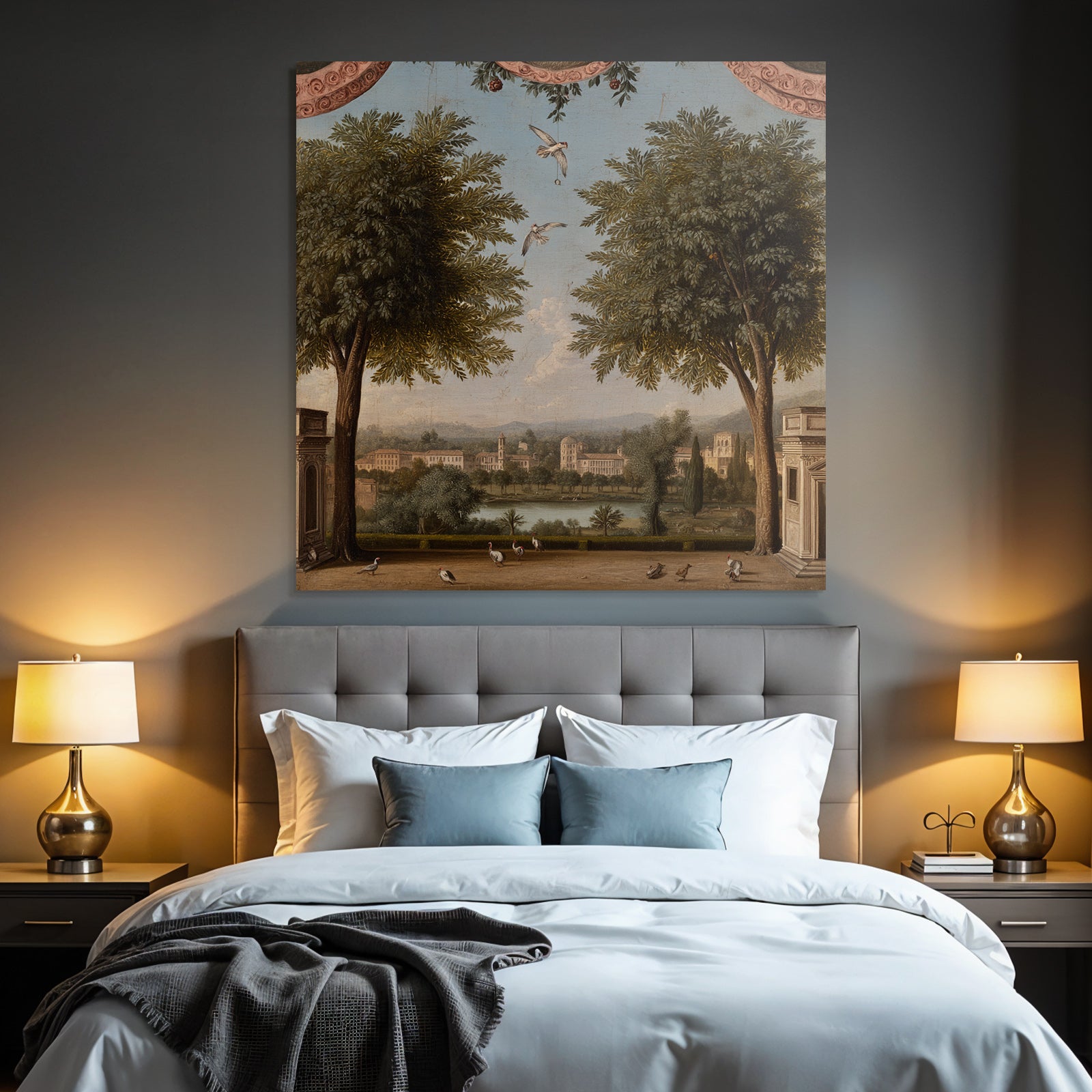 Painting of Nature and Architectural Scenes