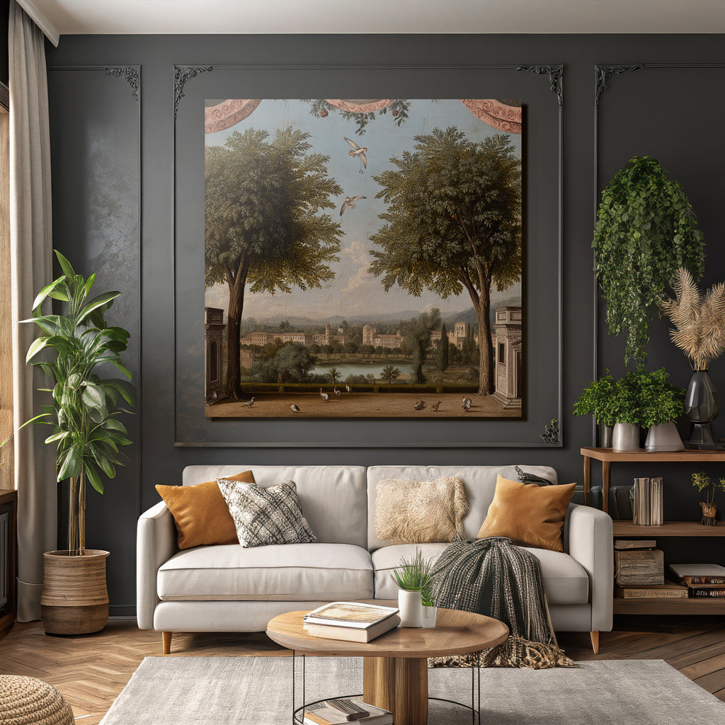 Painting of Nature and Architectural Scenes