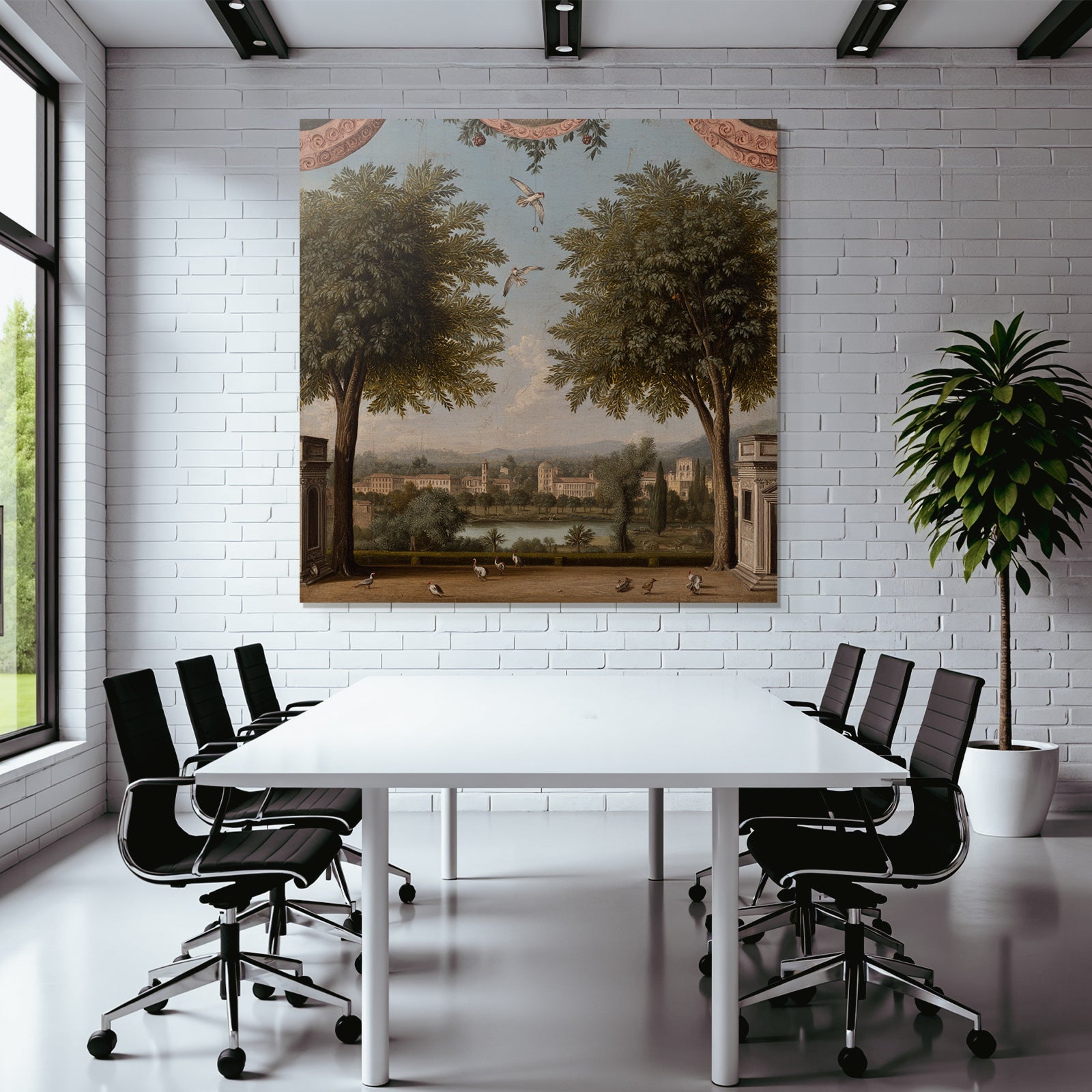 Painting of Nature and Architectural Scenes
