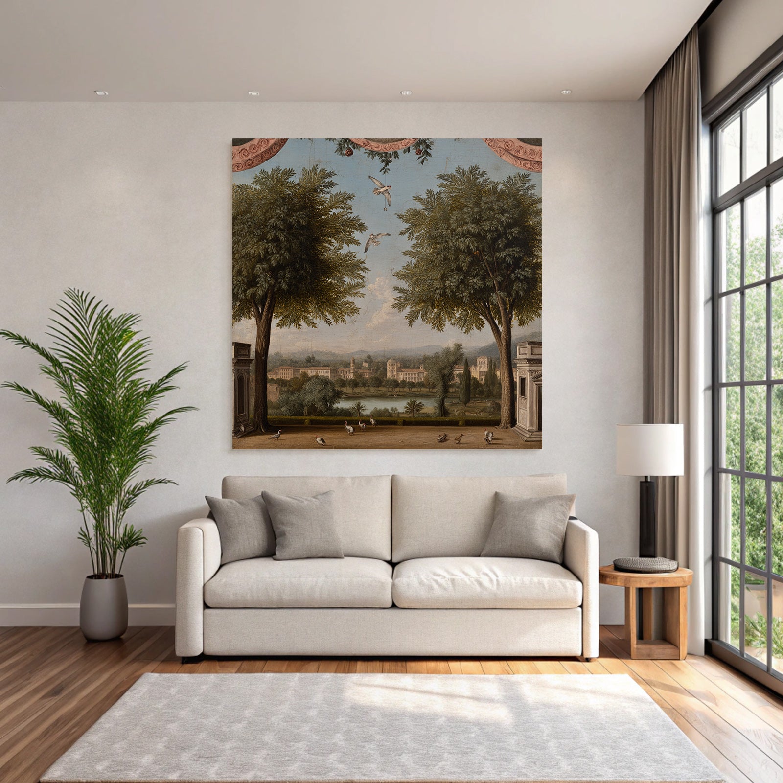 Painting of Nature and Architectural Scenes