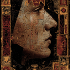 Menschliches Gesicht Profil Kunstvolle Komposition Vintage Aesthetik | Klassisch | Einrichtungsstile