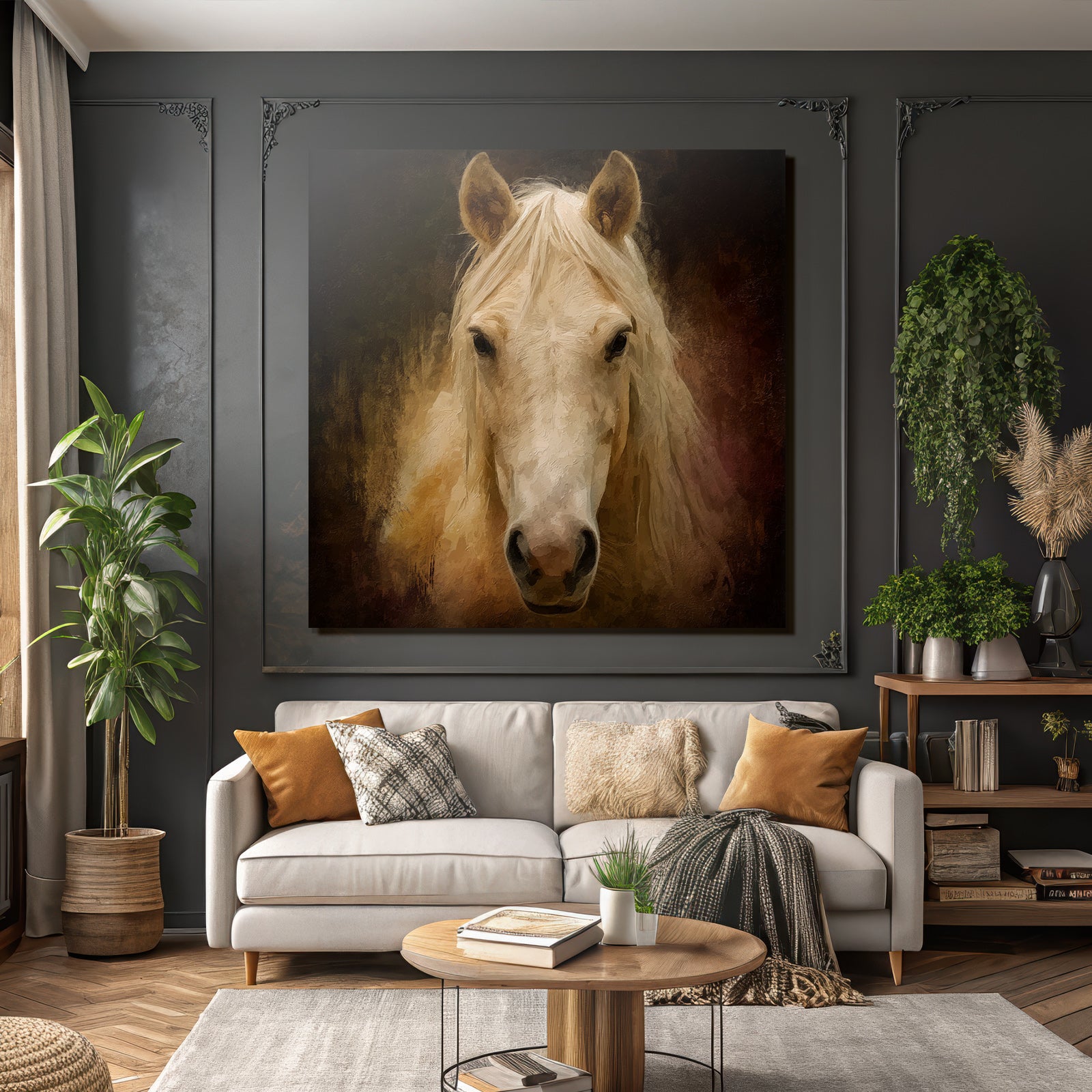 Horse face painting template